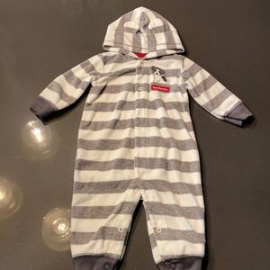 Carter’s Hooded Fleece Coverall with Snaps